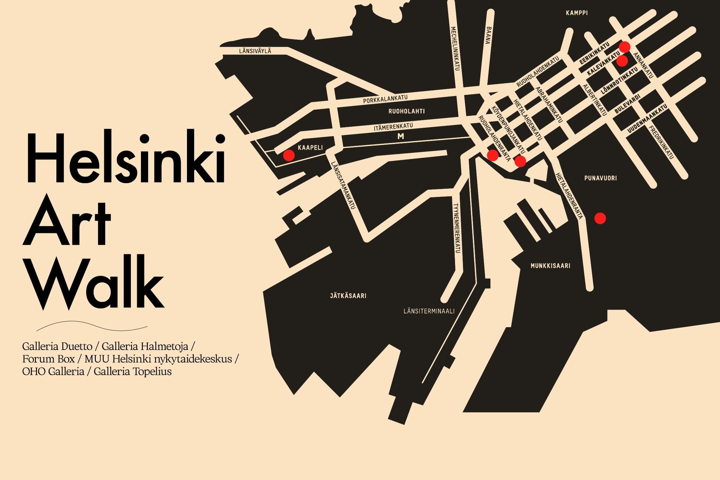 Helsinki Art Walk englanniksi - tapahtuman kuva