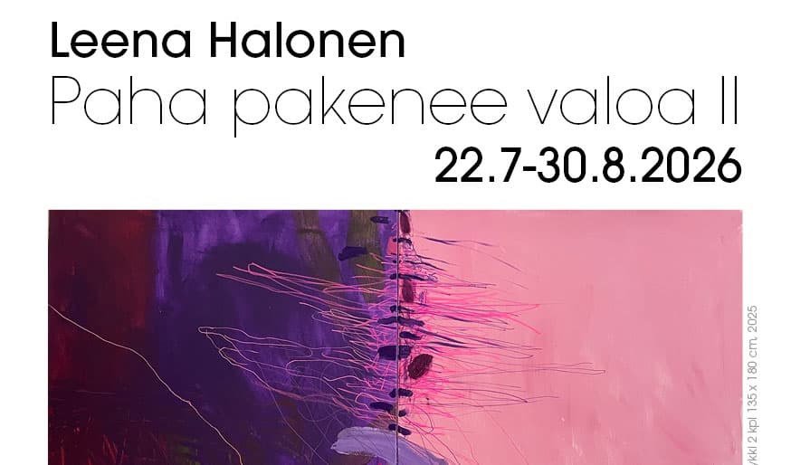 Leena Halonen: Paha pakenee valoa II - tapahtuman kuva