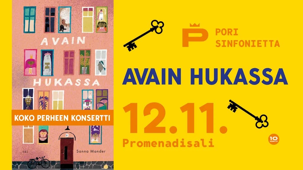 Koko perheen konsertti: Avain hukassa - tapahtuman kuva