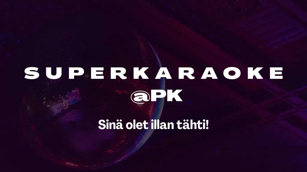 SuperKaraoke @PK - tapahtuman kuva